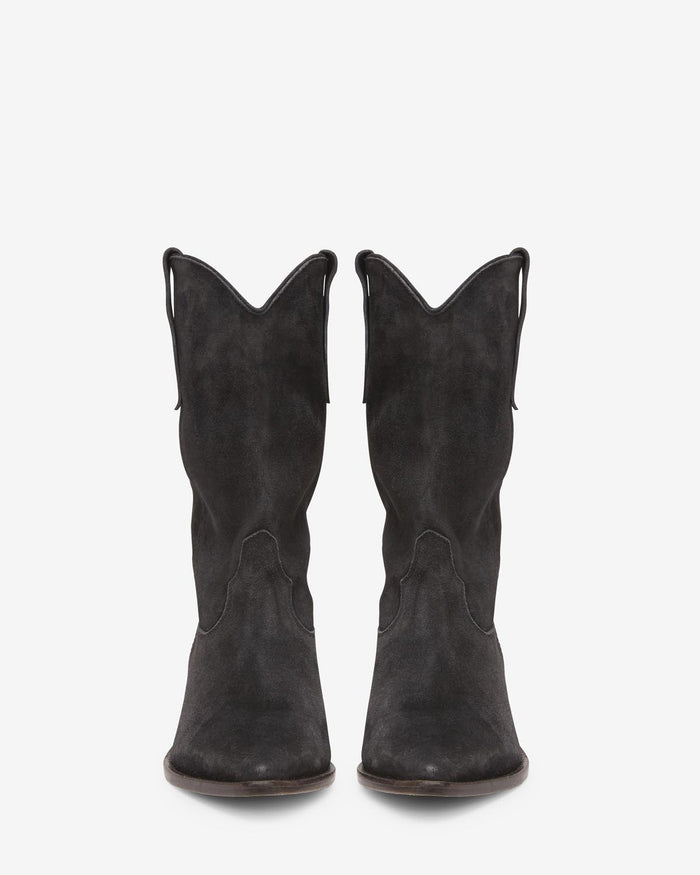 Isabel Marant Bottes Duerto Femme Noir Délavé