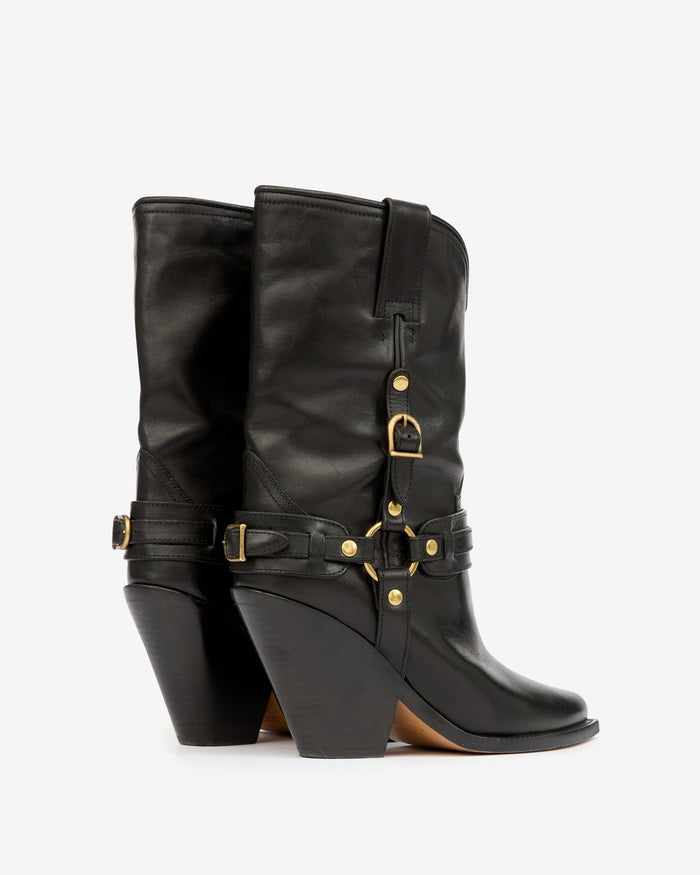 Isabel Marant BOTTES LYKA Femme Noir