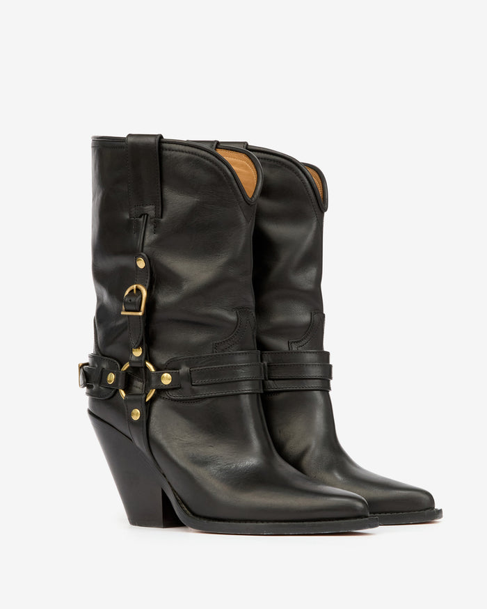 Isabel Marant BOTTES LYKA Femme Noir