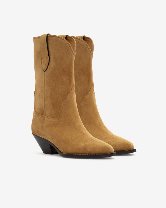 Isabel Marant Bottes Santiags Dahope Femme Taupe