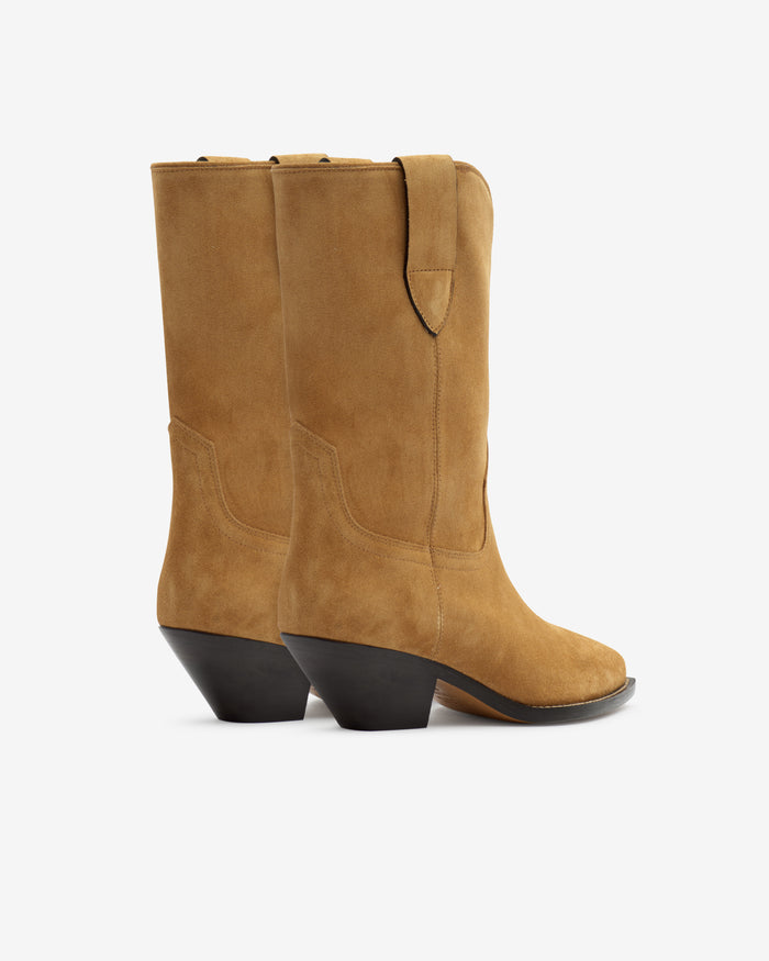 Isabel Marant Bottes Santiags Dahope Femme Taupe