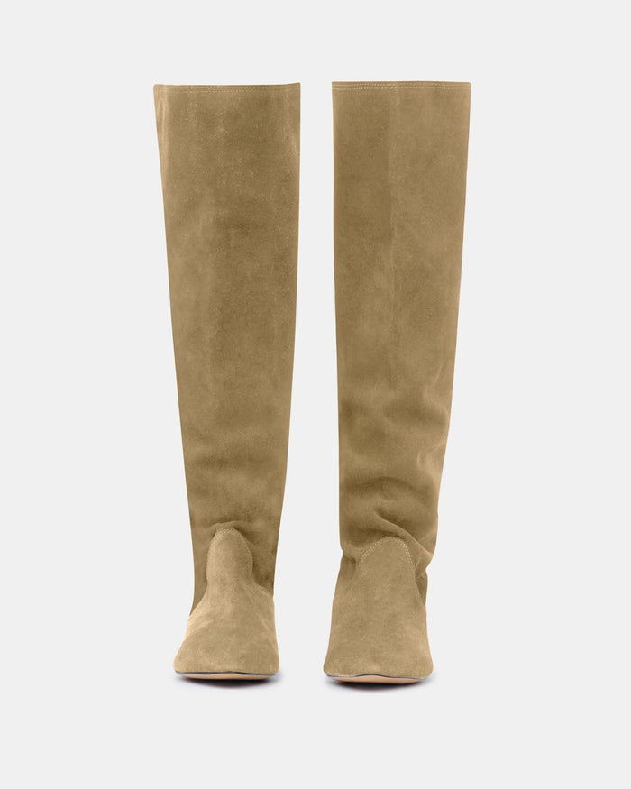 Isabel Marant BOTTES SAYLA Femme Taupe