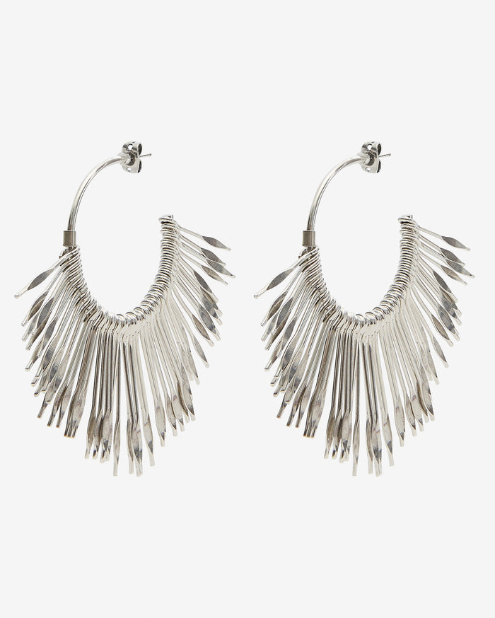 isabel marant BOUCLES D'OREILLES ARIA Femme argent