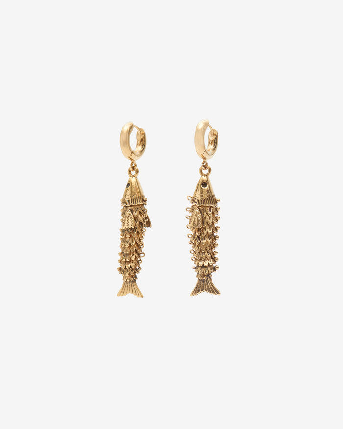 Isabel Marant Boucles D'oreilles River Femme Doré