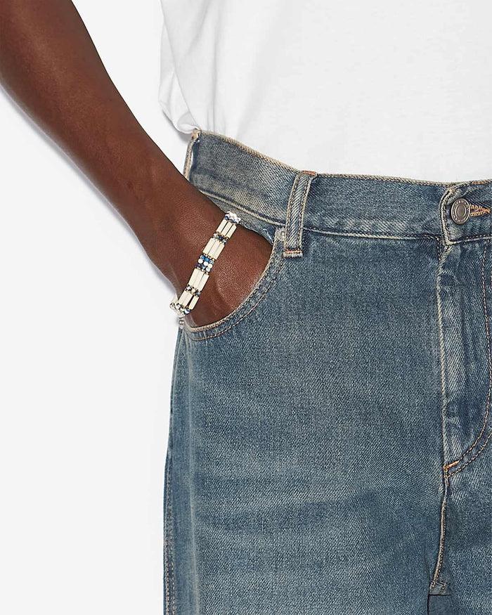 Isabel Marant BRACELET HUYANI Homme écru