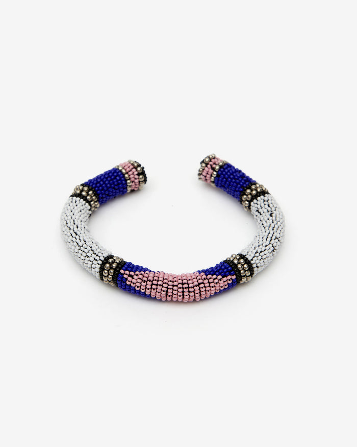 Isabel Marant BRACELET NUNA Femme Blanc Et Argenté