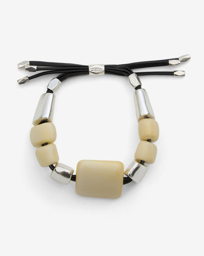isabel marant BRACELET PARADISE Femme écru-argenté