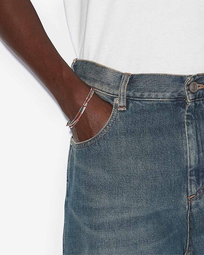 Isabel Marant BRACELET SERGIO Homme Rouge-argenté