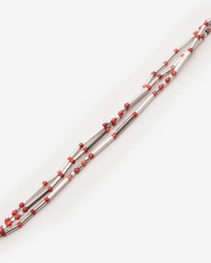 Isabel Marant BRACELET SERGIO Homme Rouge-argenté