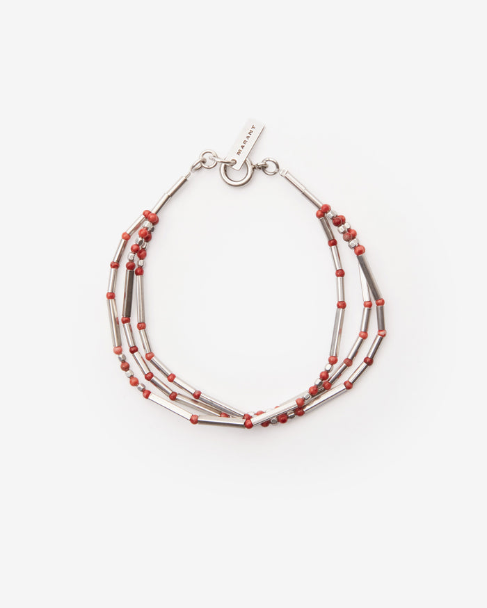 isabel marant BRACELET SERGIO Homme rouge-argenté