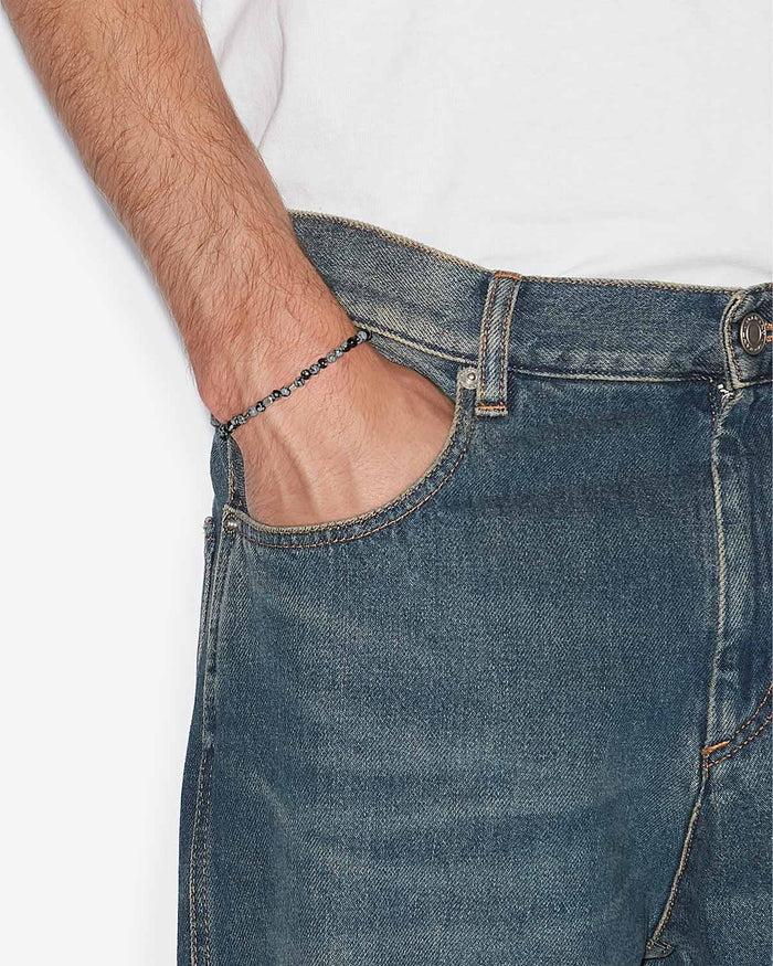 Isabel Marant Bracelet Snowstone Homme Noir Délavé