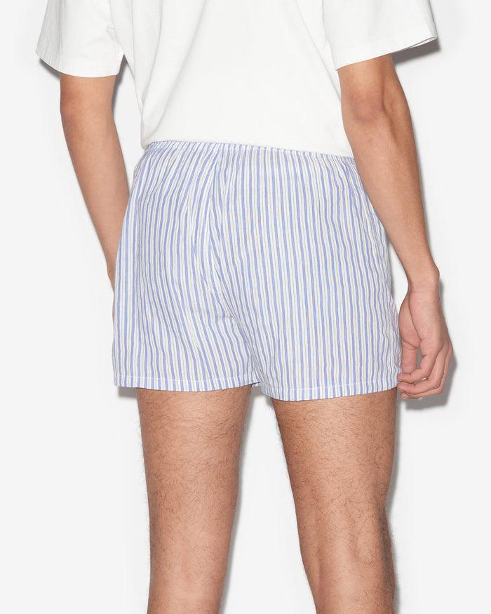 Isabel Marant Caleçon Barny Homme Bleu Azur