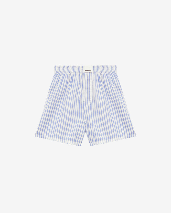 Isabel Marant Caleçon Barny Homme Bleu Azur