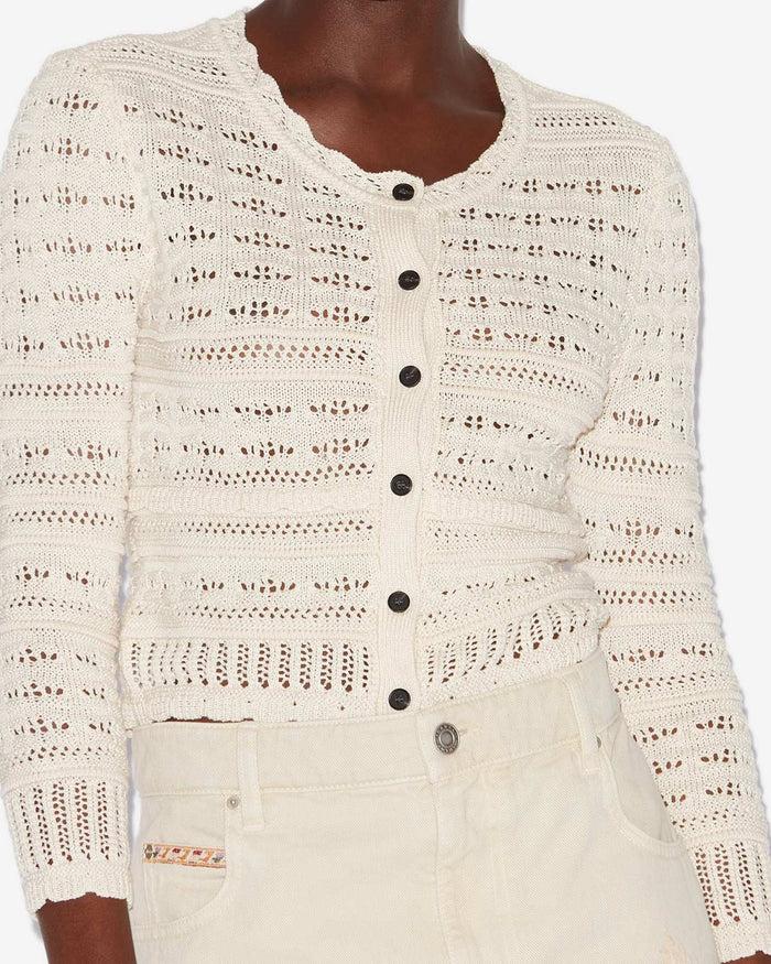 Isabel Marant CARDIGAN AJALINE Femme écru