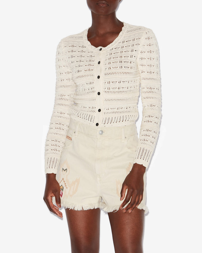 Isabel Marant CARDIGAN AJALINE Femme écru