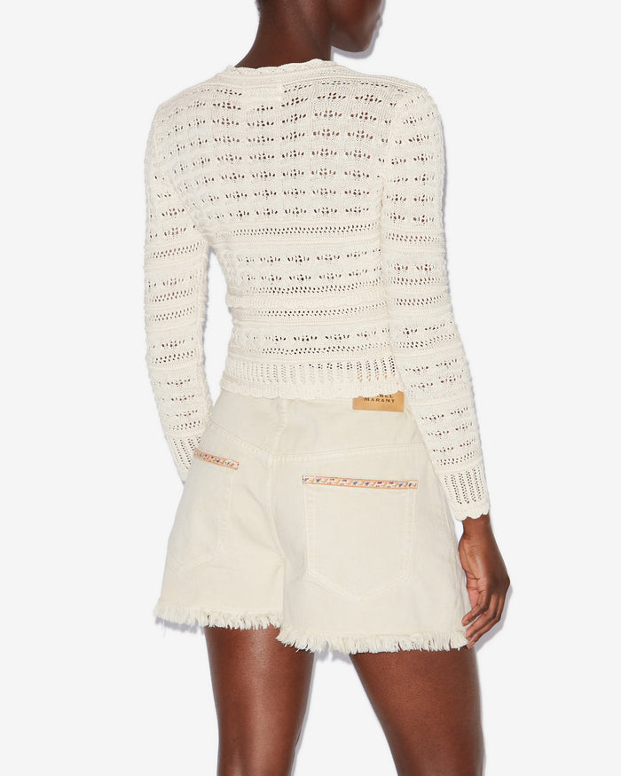 Isabel Marant CARDIGAN AJALINE Femme écru