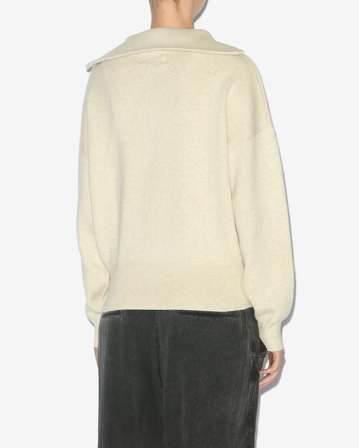 Isabel Marant Cardigan Axelle Femme Gris Clair