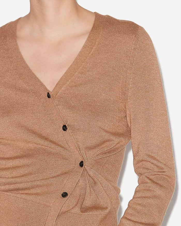 Isabel Marant CARDIGAN CARLINE Femme Camel