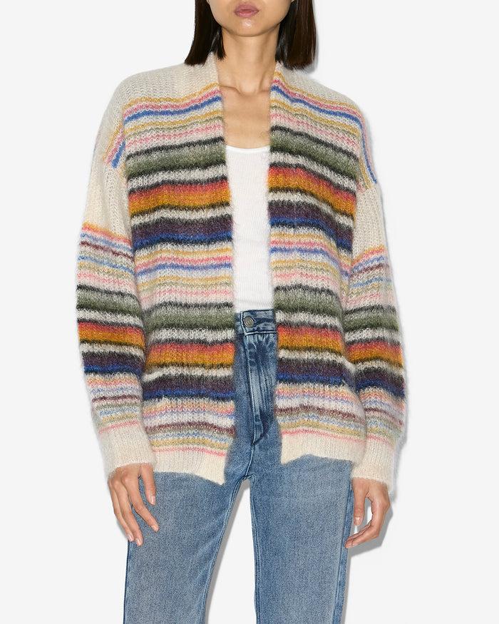 Isabel Marant CARDIGAN DANA Femme Multicolor