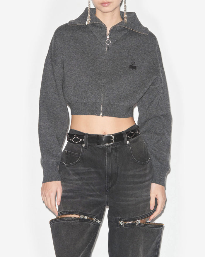 Isabel Marant Cardigan Oxane Femme Anthracite