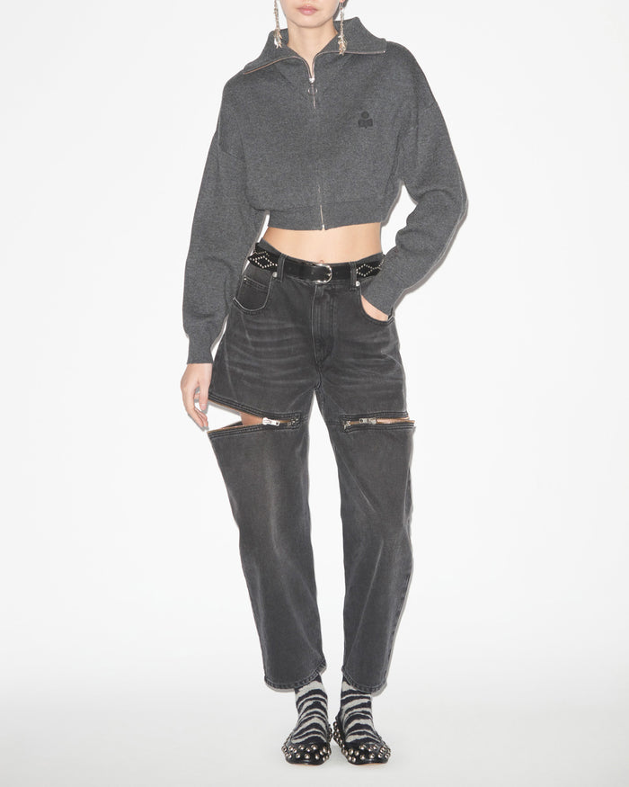 isabel marant Cardigan Oxane Femme anthracite