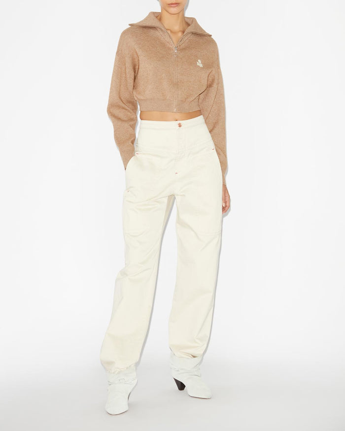 isabel marant Cardigan Oxane Femme camel