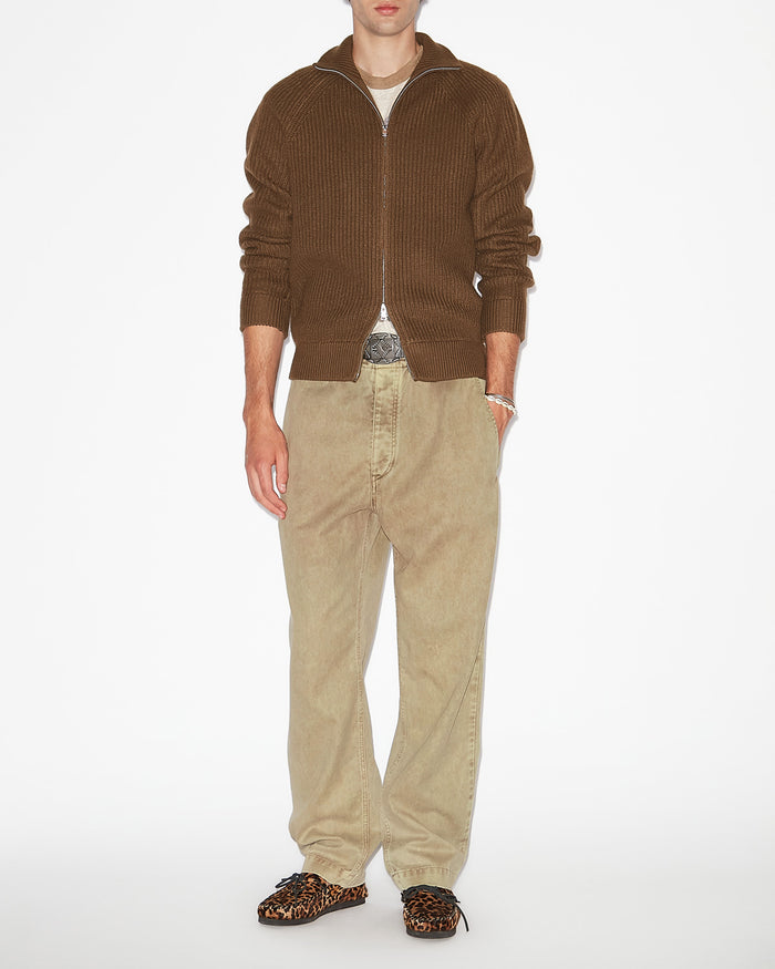 isabel marant CARDIGAN RUFUS Homme bronze