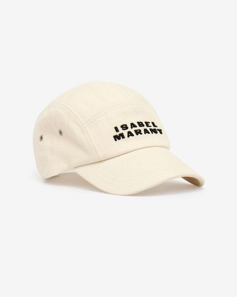 Isabel Marant Casquette Tedji Femme écru Et Noir