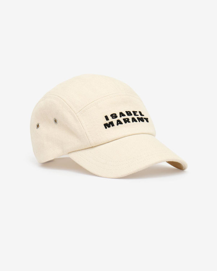 isabel marant Casquette Tedji Femme écru et noir