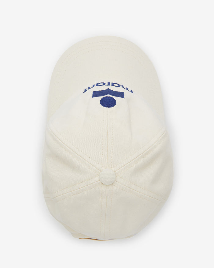 Isabel Marant CASQUETTE TYRON Femme écru Et Bleu