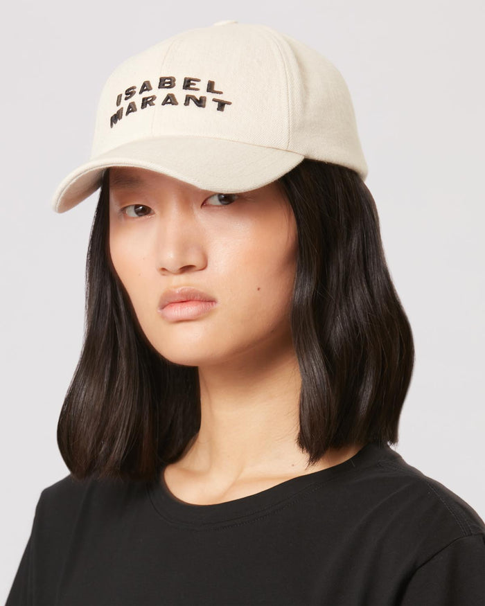 Isabel Marant Casquette Tyron Femme écru Et Noir