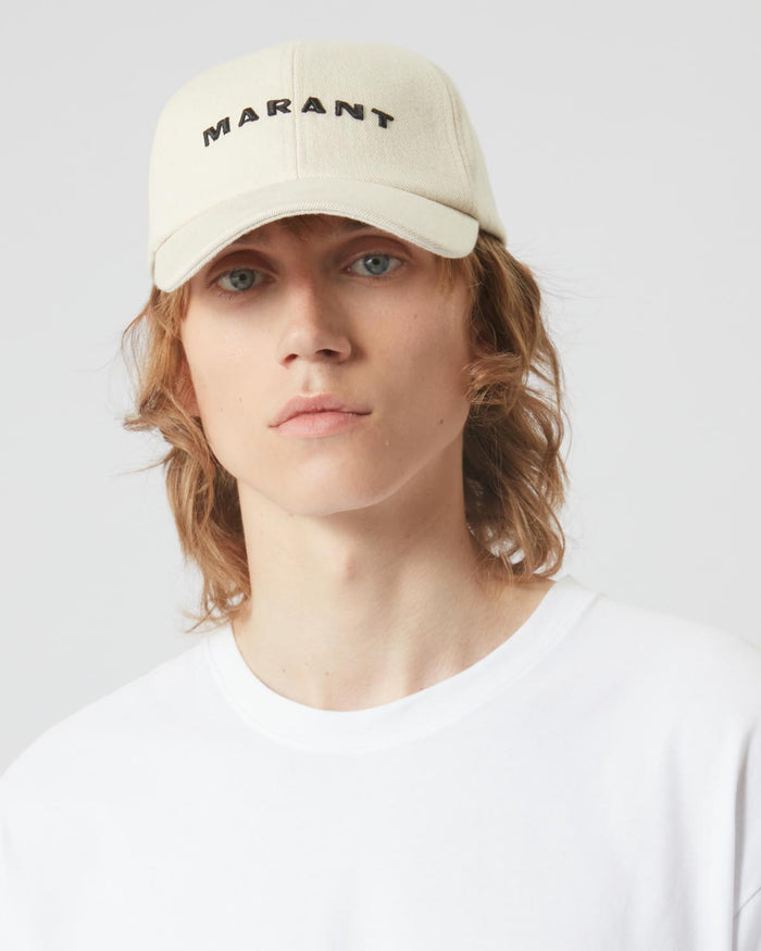 Isabel Marant Casquette Tyron Homme écru Et Noir