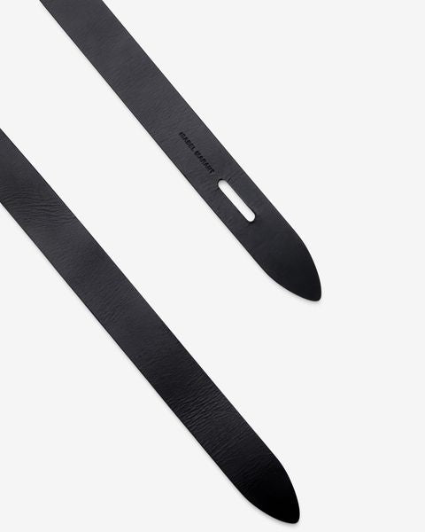 Isabel Marant Ceinture Lecce Femme Beige Et Noir