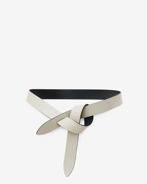 isabel marant Ceinture Lecce Femme beige et noir