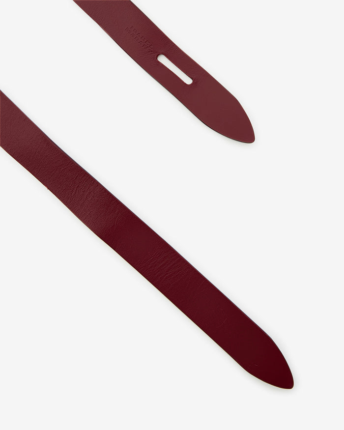 Isabel Marant CEINTURE LECCE Femme Bordeaux-noir