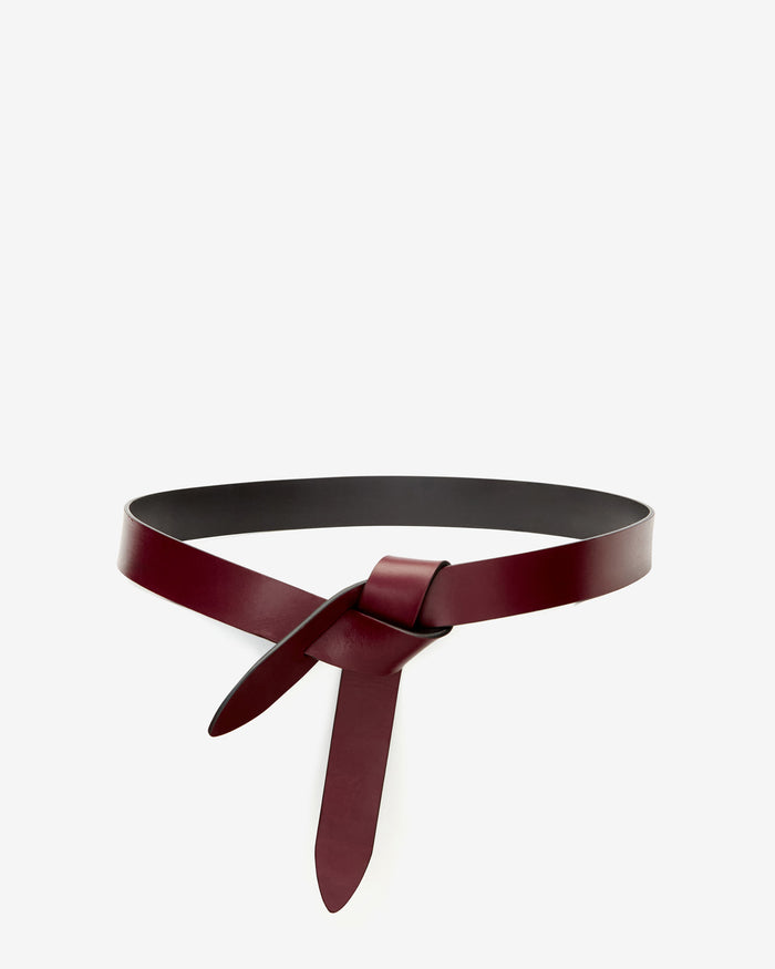 isabel marant CEINTURE LECCE Femme bordeaux-noir