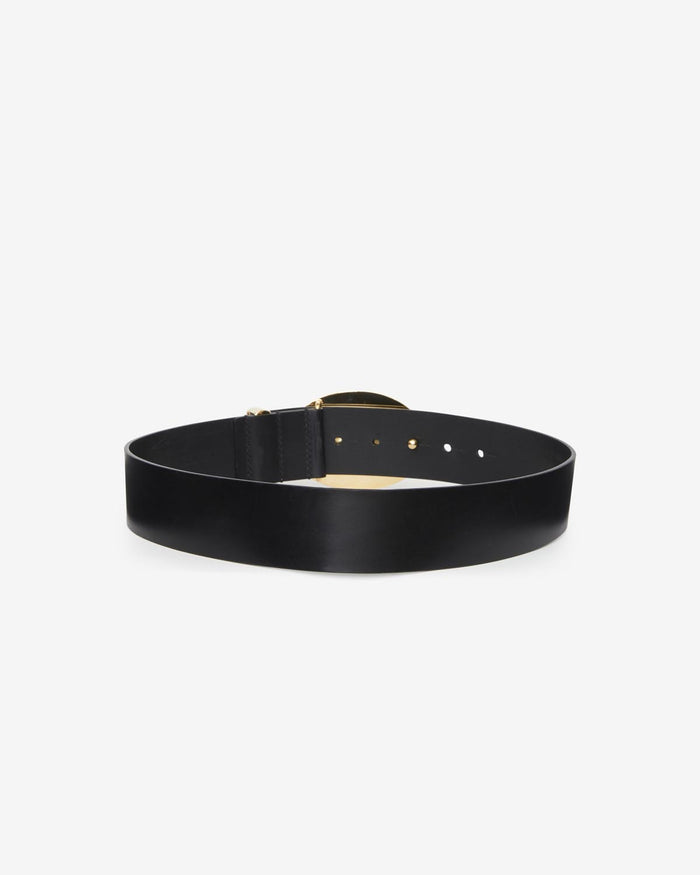 Isabel Marant Ceinture Leonie Femme Noir Et Doré