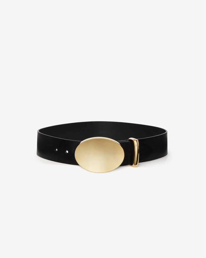 isabel marant Ceinture Leonie Femme noir et doré