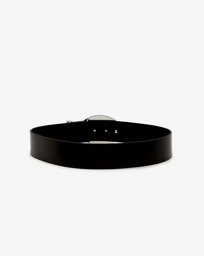 Isabel Marant Ceinture Leonie Femme Noir-palladium