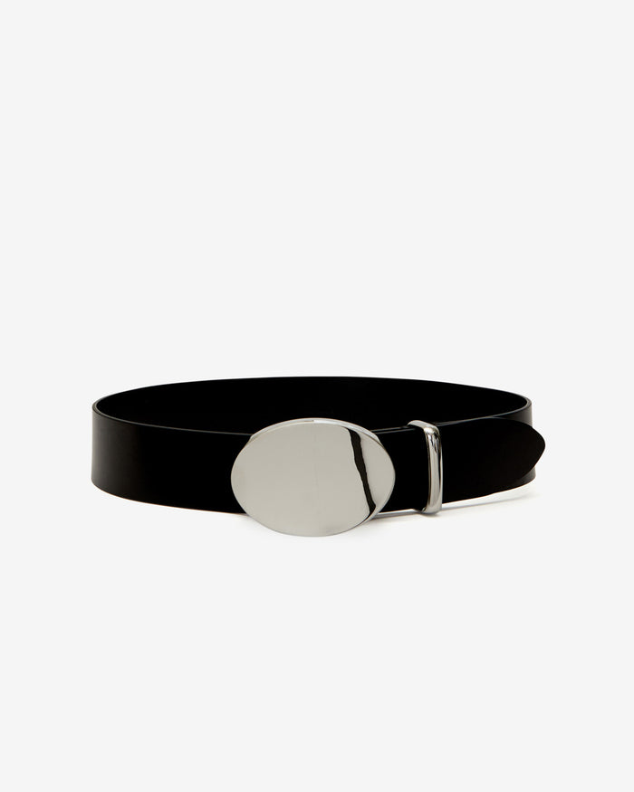 isabel marant Ceinture Leonie Femme noir-palladium