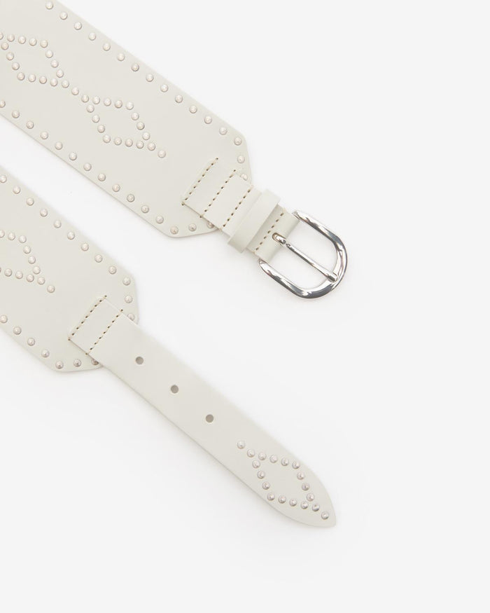 Isabel Marant Ceinture Lucie Femme écru-argenté