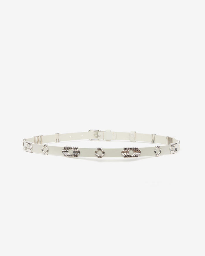 Isabel Marant Ceinture Odena Femme écru-argenté