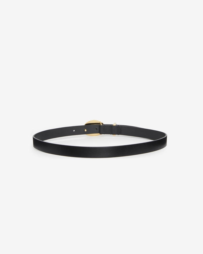 Isabel Marant Ceinture Silvanah Homme Noir Et Doré