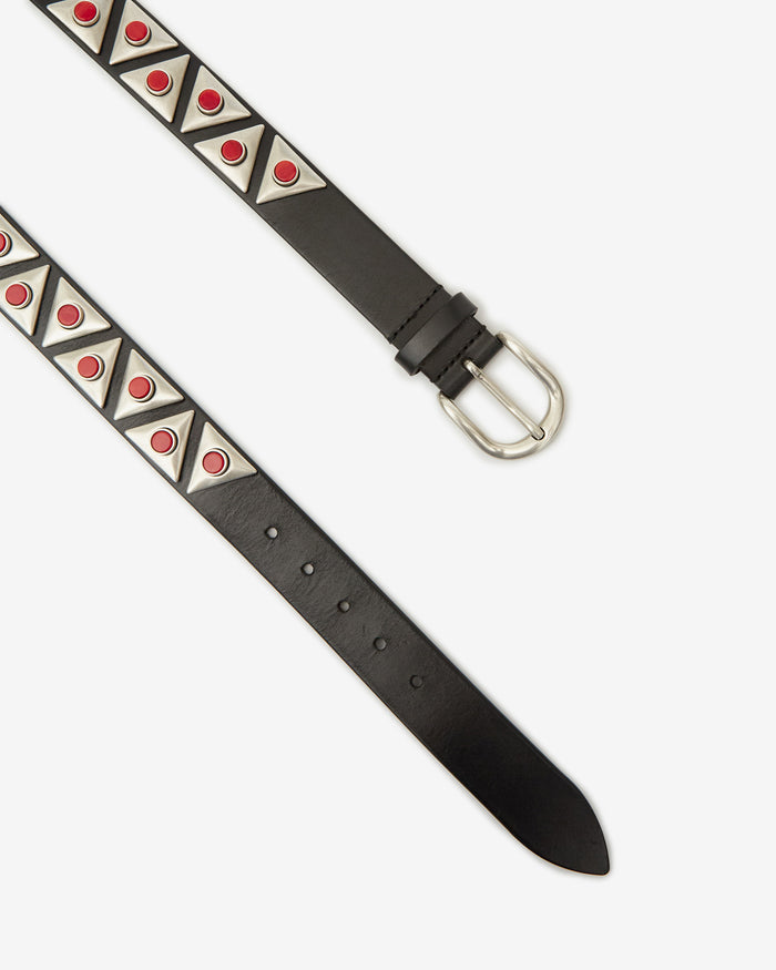 Isabel Marant CEINTURE VELIANA Femme Henné-argenté