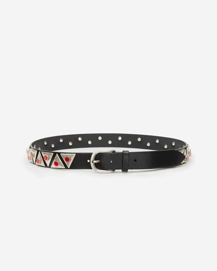 isabel marant CEINTURE VELIANA Femme henné-argenté