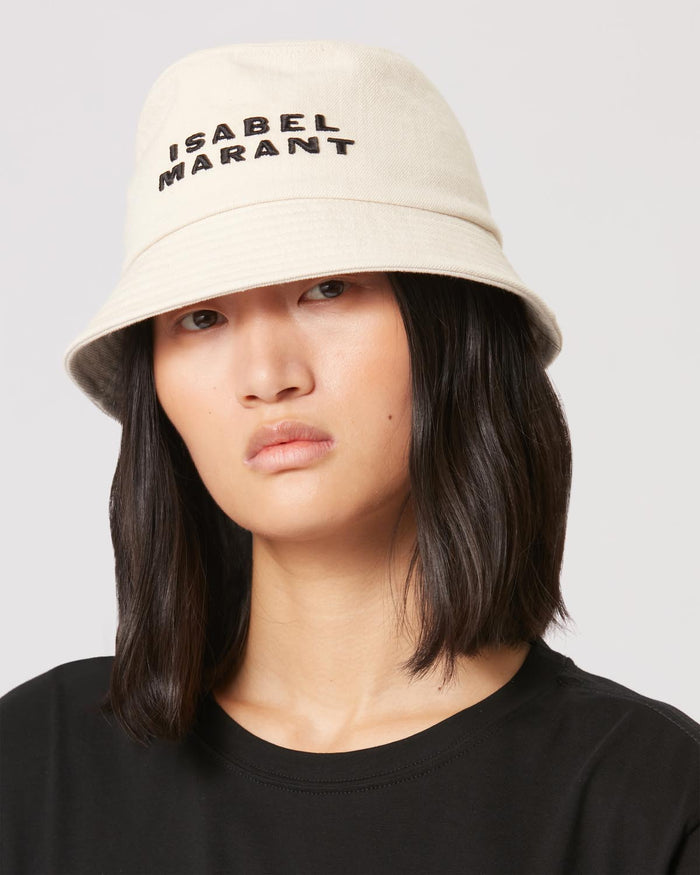Isabel Marant Chapeau Haley Femme écru Et Noir