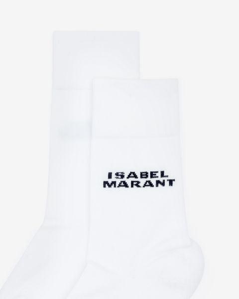 Isabel Marant Chaussettes Dawi Femme Blanc