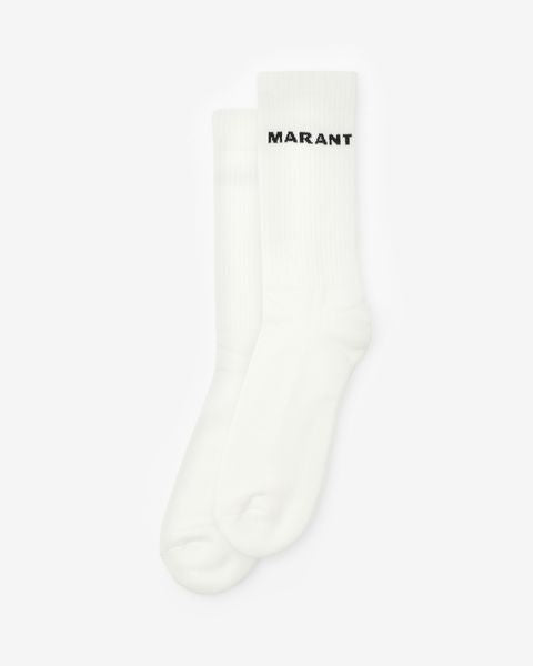 Isabel Marant Chaussettes Dawi Homme Blanc