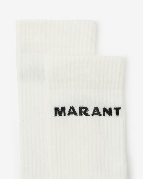 Isabel Marant Chaussettes Dawi Homme Blanc