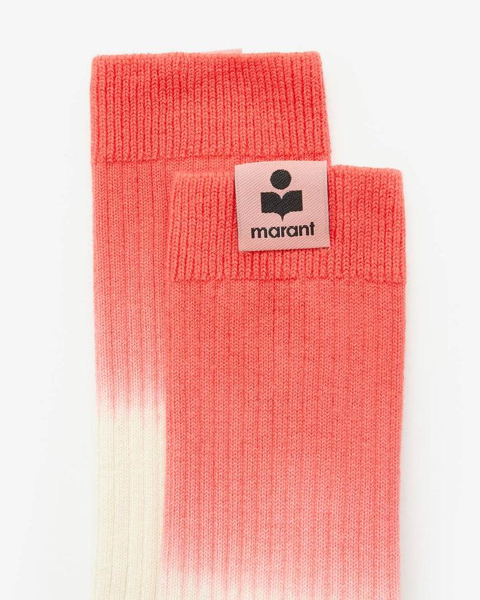 Isabel Marant CHAUSSETTES MIZIA Femme Rouge-ocre